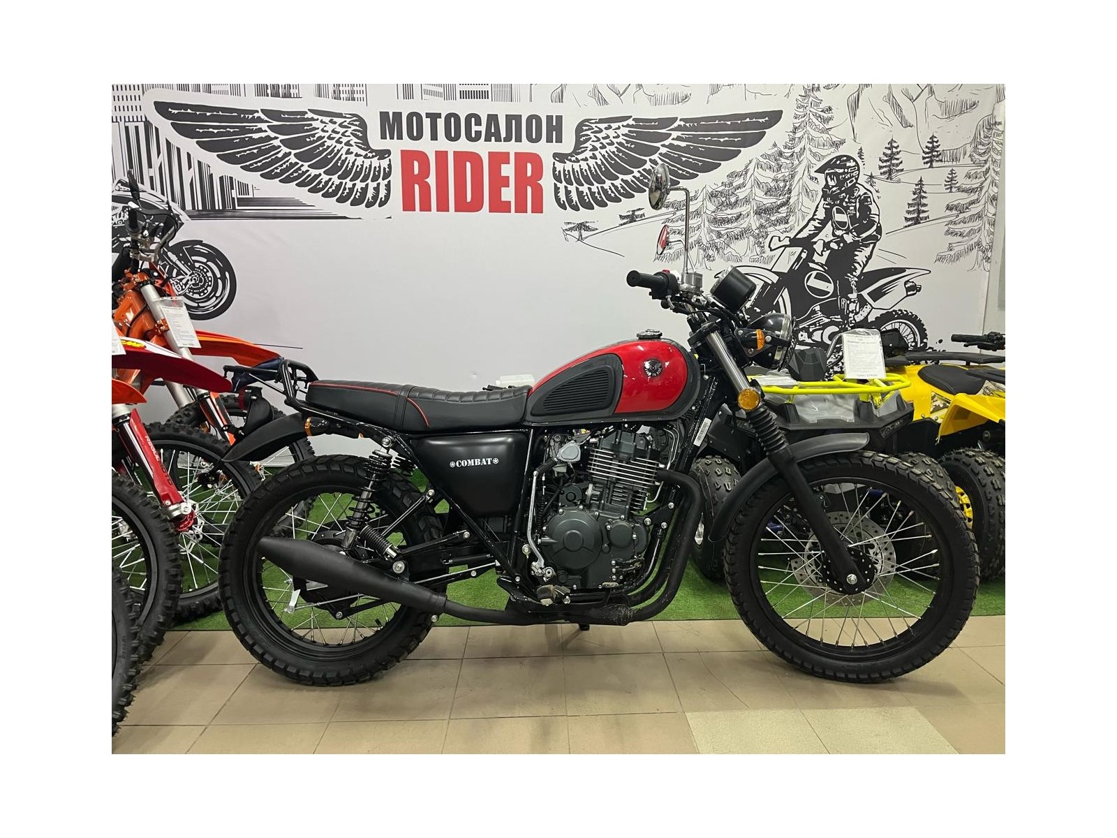 Мотоцикл COMBAT SCRAMBLER 400 с ПТС